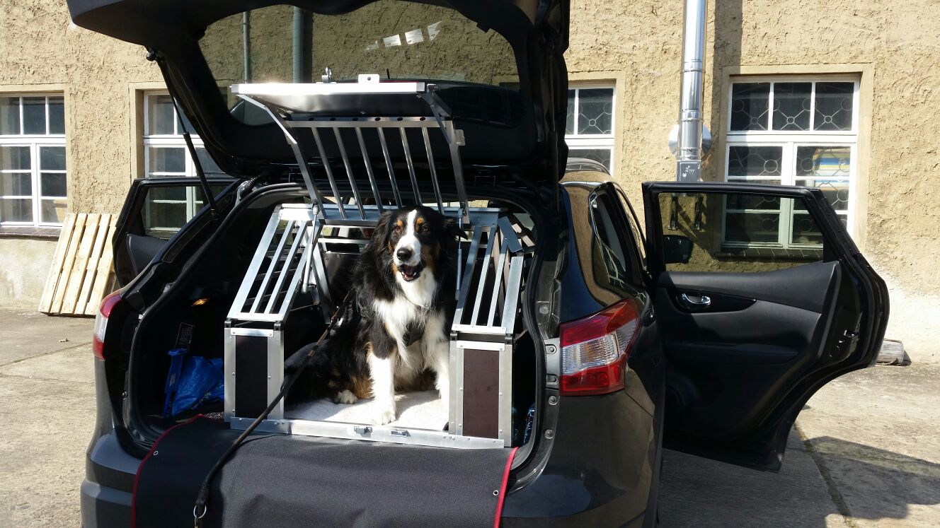 Hundebox/ Einzelbox für Nissan Qashqai J11 (Sonderbau 328)