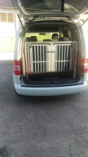 Hundeboxen für VW Caddy Faustmann-Hundeboxen